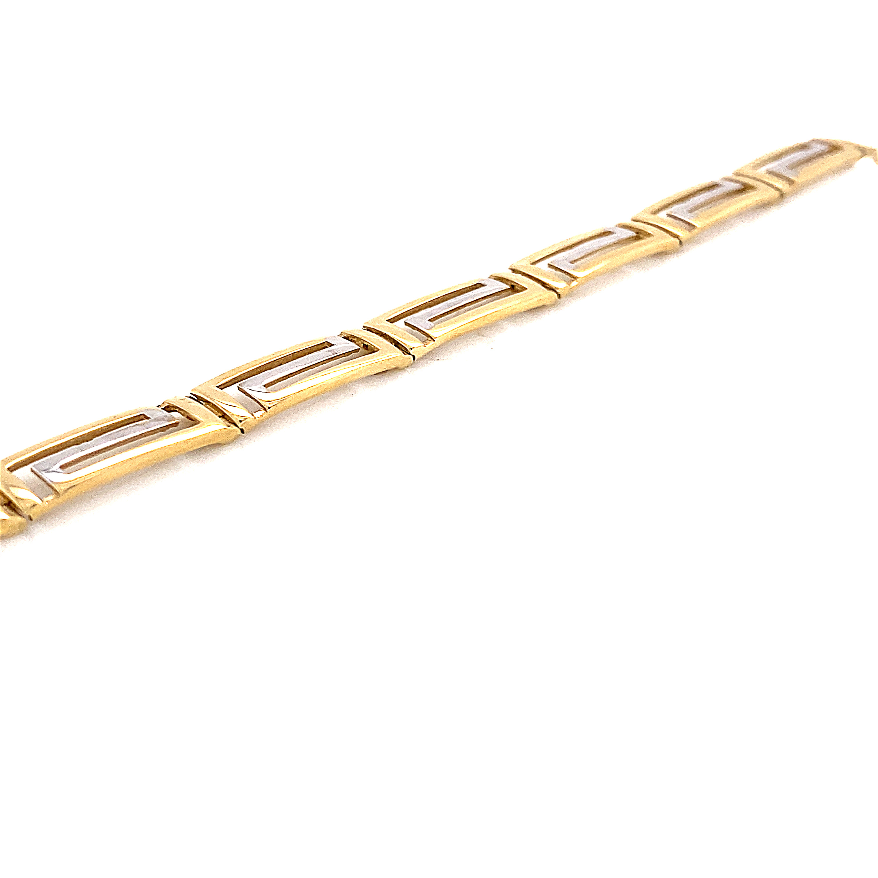 Diamond Two Tone 14k Gold Bracelet – FabOn5th.com